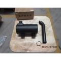 Глушитель двигателя Yuchai YC6108/YC6B125 