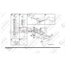 Комплект сочленения полурам SDLG (LGCE) L953F