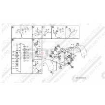 Комплект сочленения полурам SDLG (LGCE) L953F