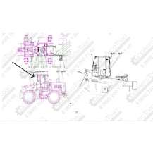 Фара передняя левая SEM650, ZL50 (Качество KUOE)